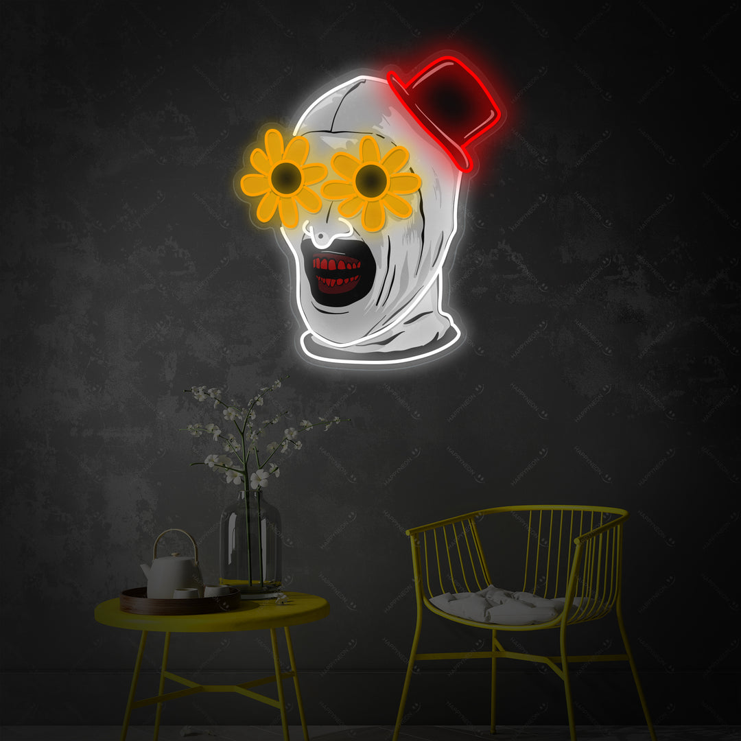 "Art the Clown" Neonkyltti