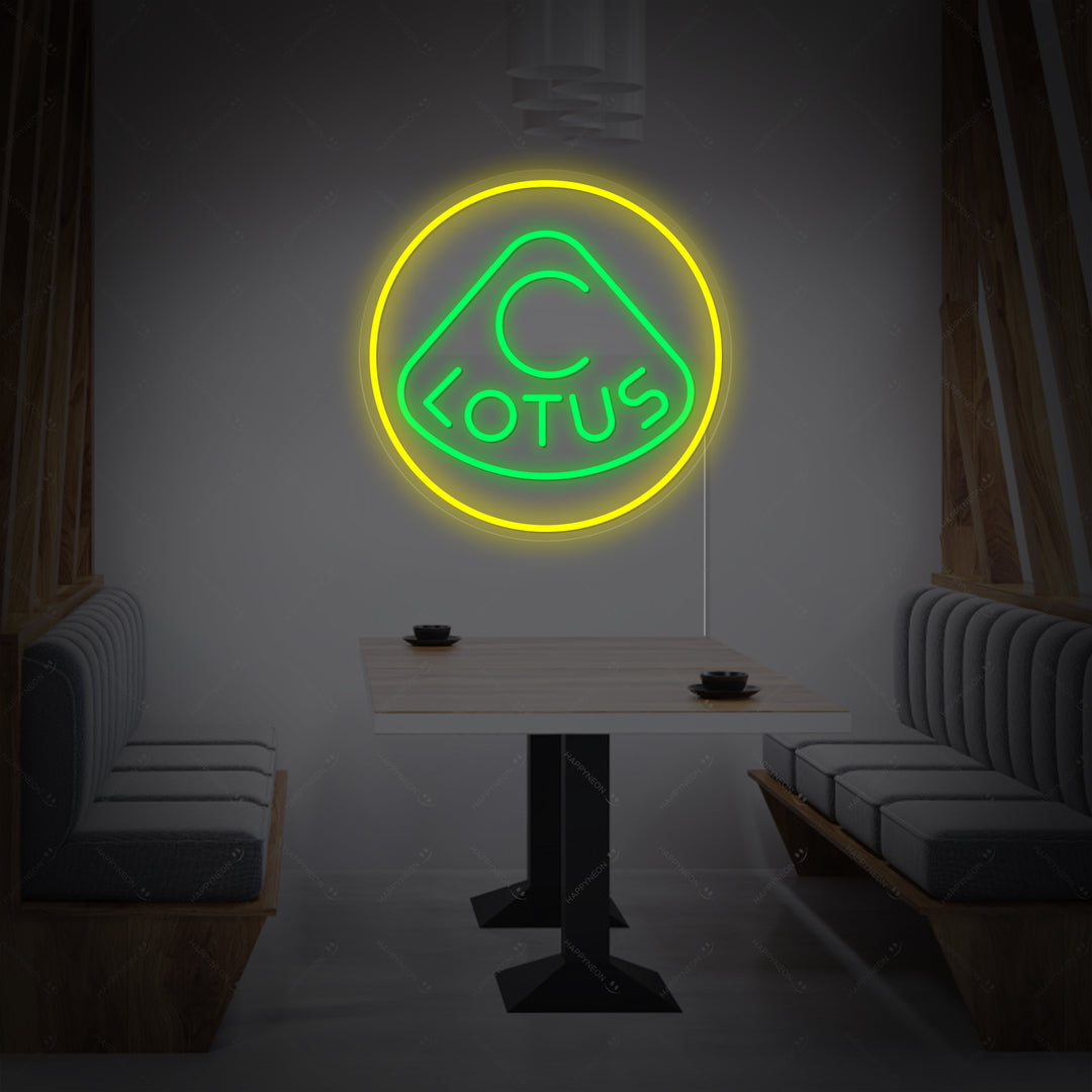 "Lotus" Neonkyltti