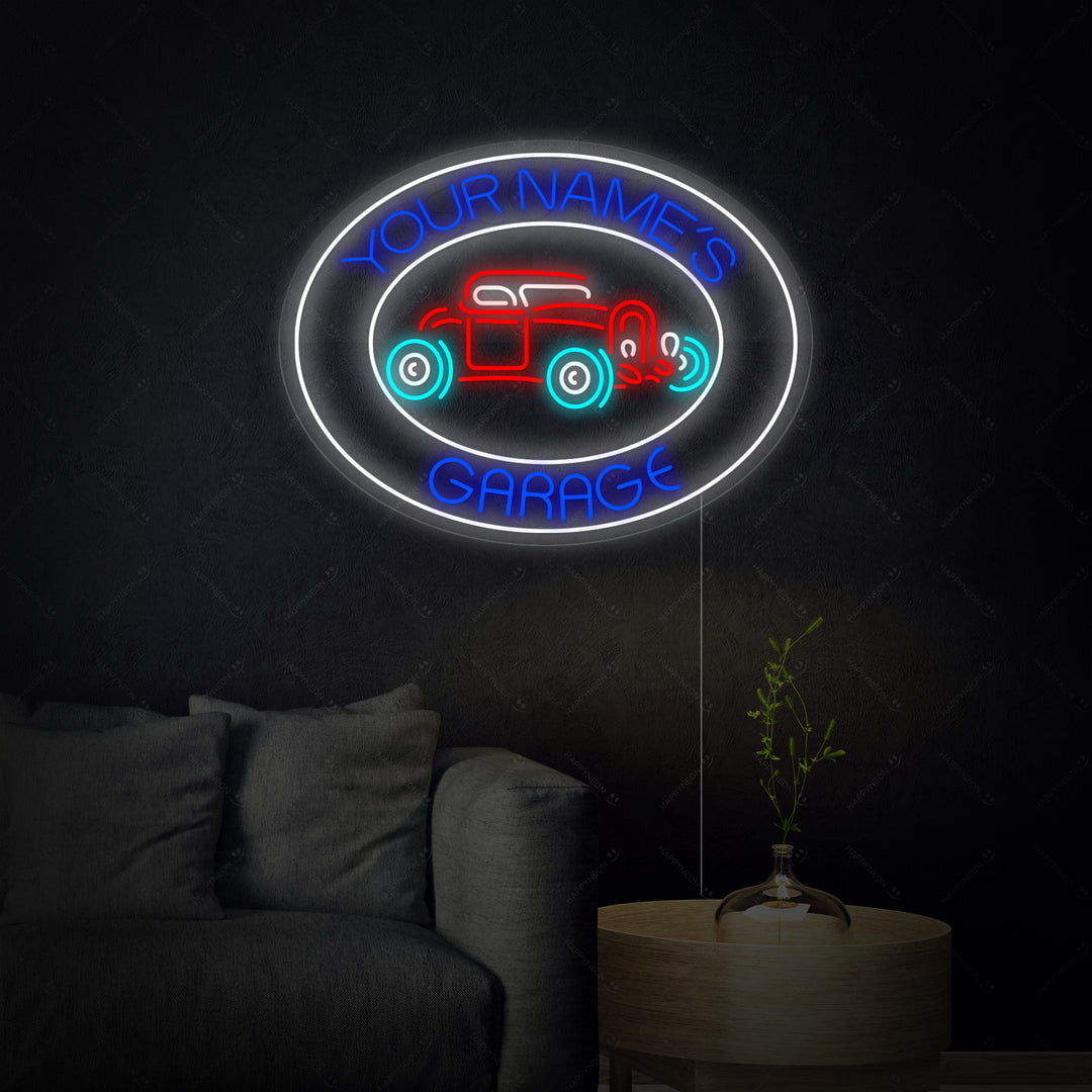 "Scotts Garage" Neonkyltti
