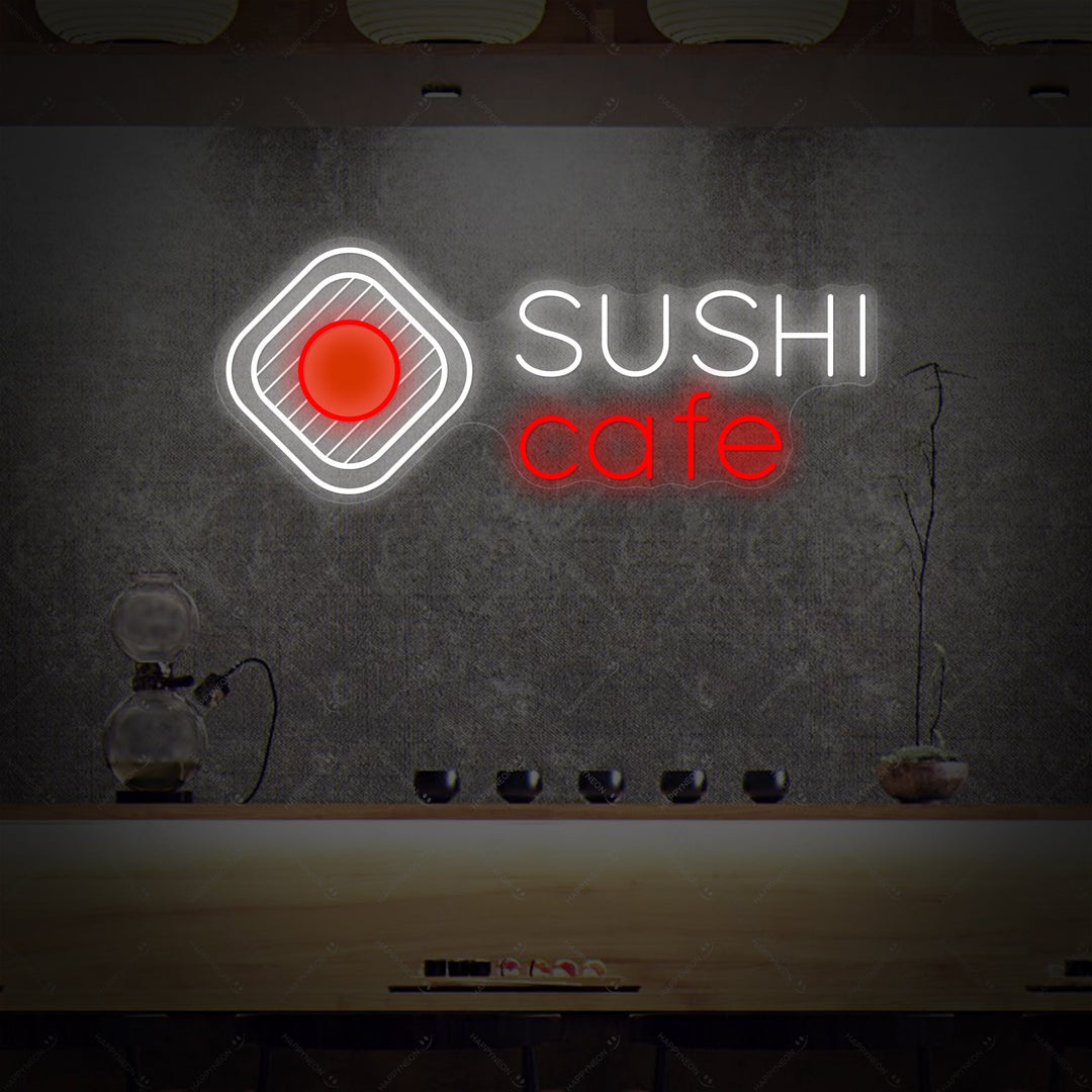 Sushi Cafe Neonkyltti, Japanilainen ravintola sisustus