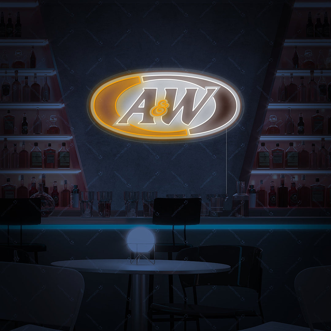 "A&W Beer -logo" Neonkyltti