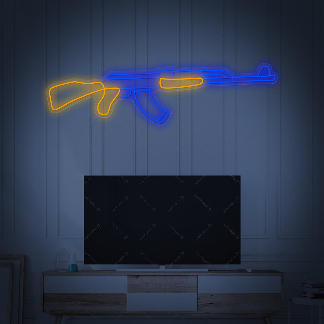 "Ak47" Neonkyltti