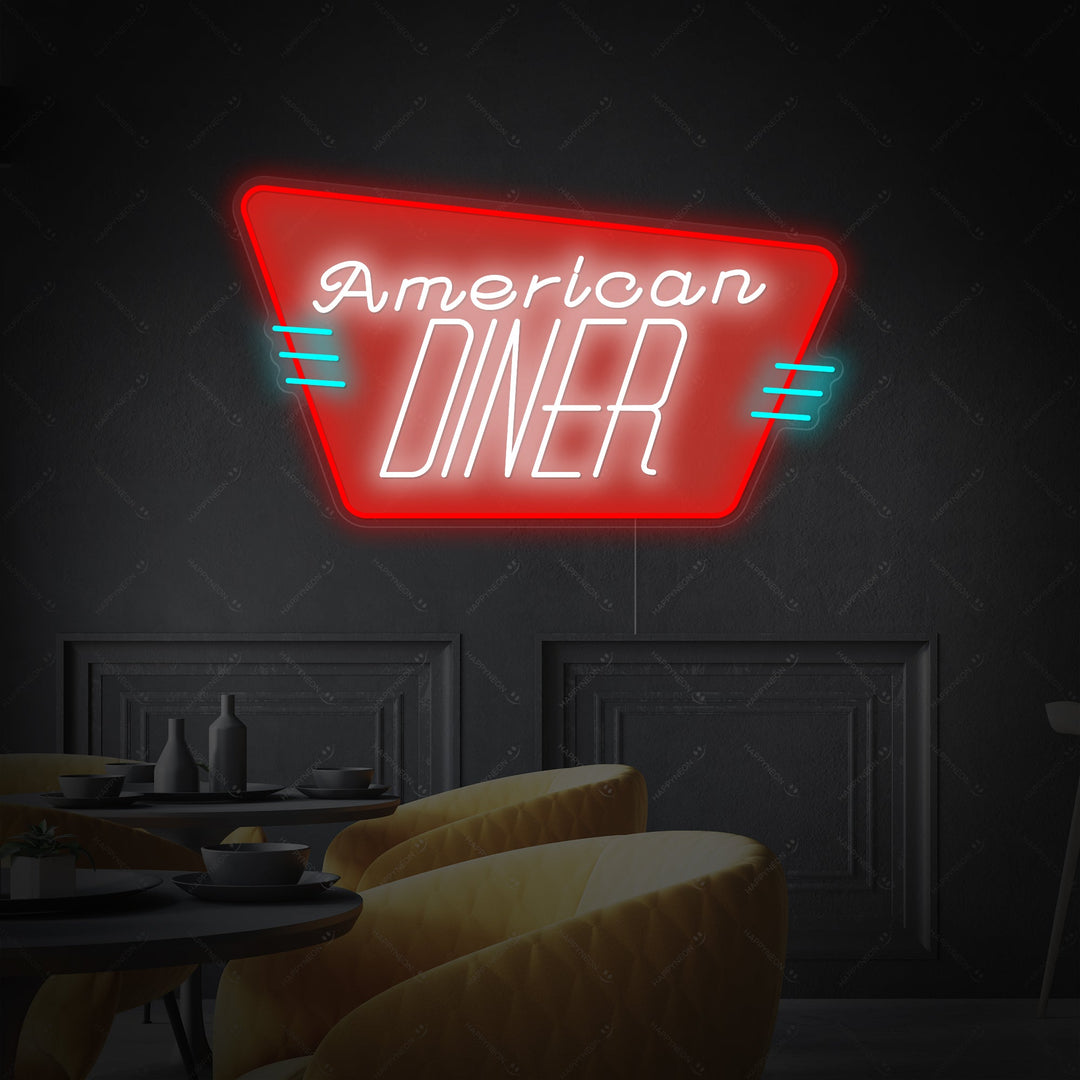 "American Diner" Neonkyltti