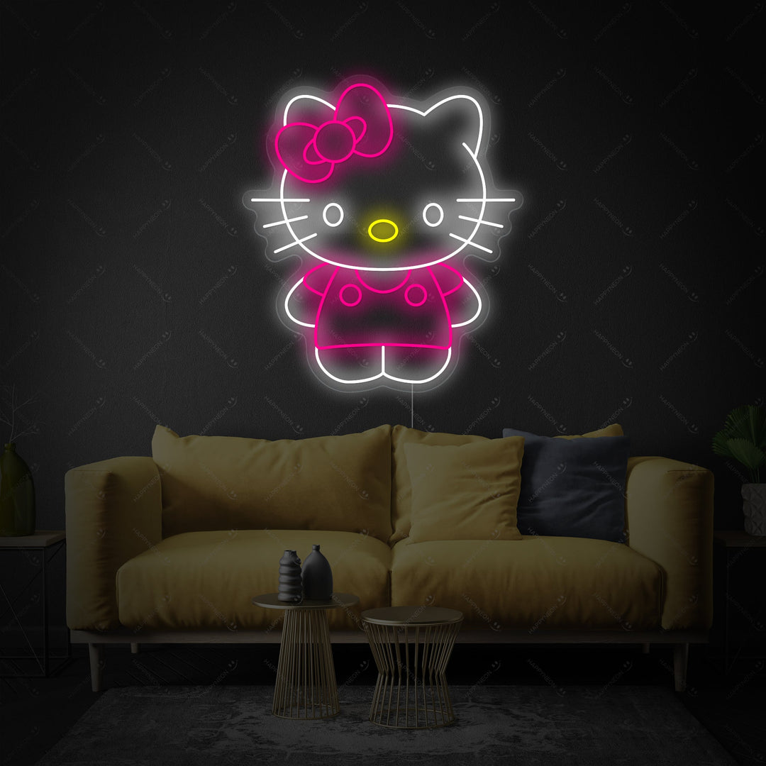 "Anime kissa" Neonkyltti