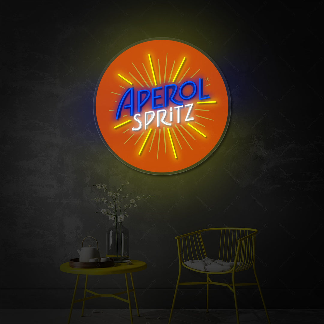 "Italia Aperol Spritz" Neonkyltti