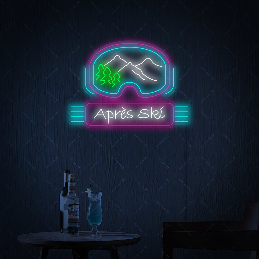 "Apres Ski" Neonkyltti