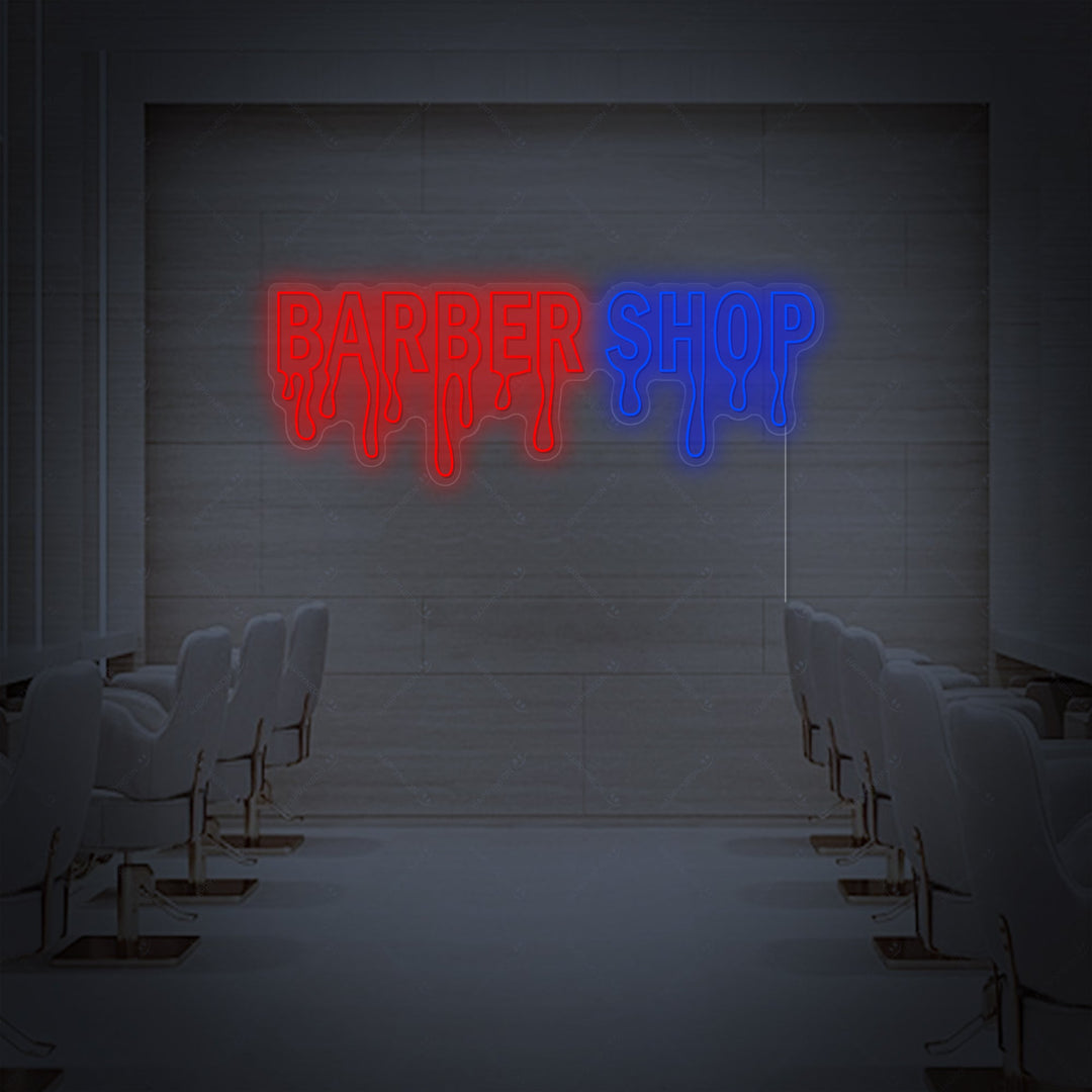 "Barber Shop" Neonkyltti