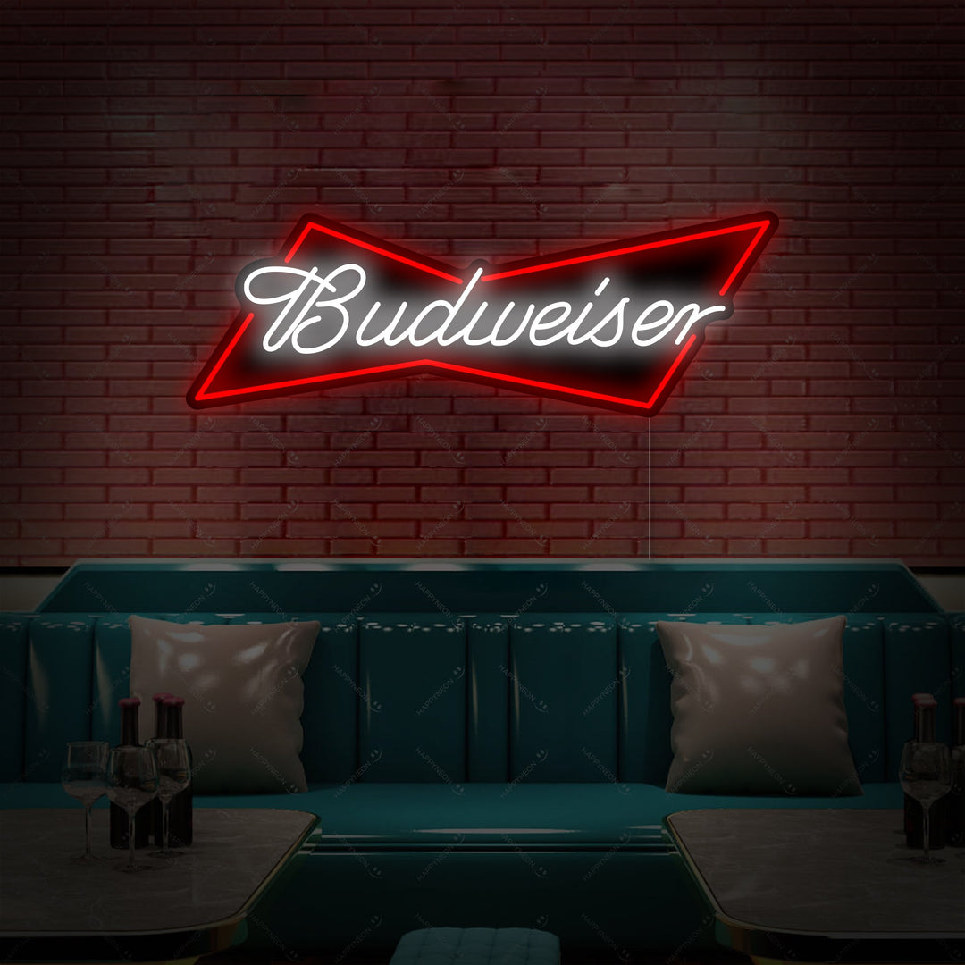 "Bud Bowtie" Neonkyltti