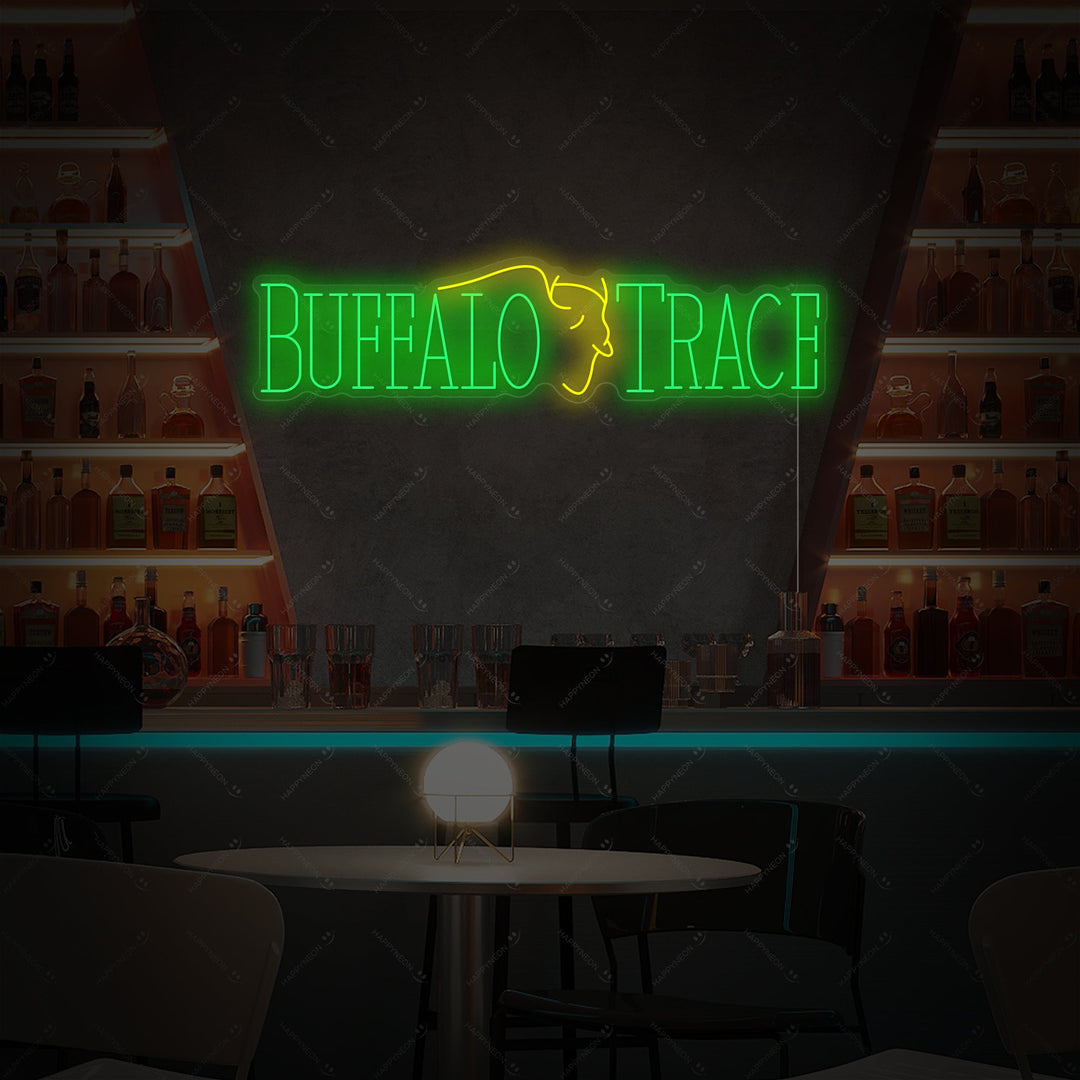 "Buffalo Trace" Neonkyltti