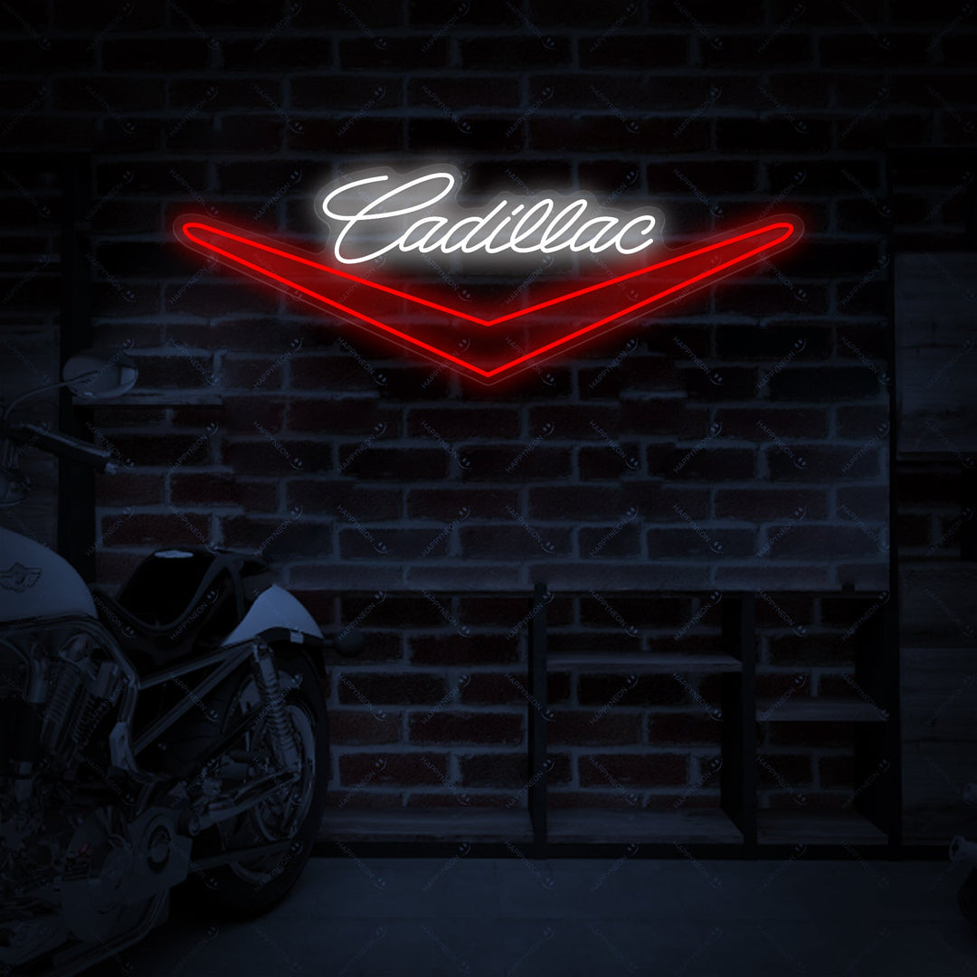 "Cadi-Car" Neonkyltti