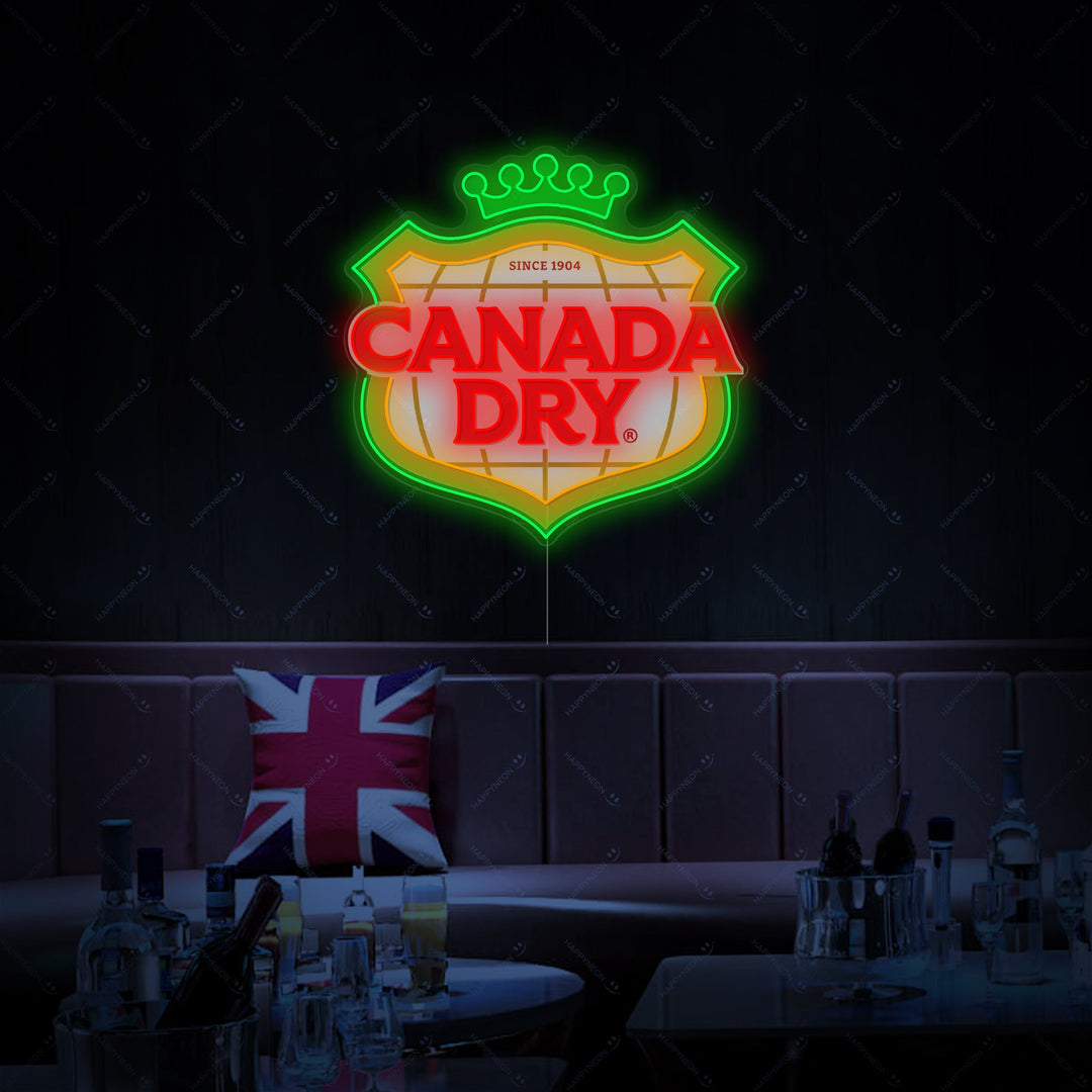 "Canada Dry" Neonkyltti