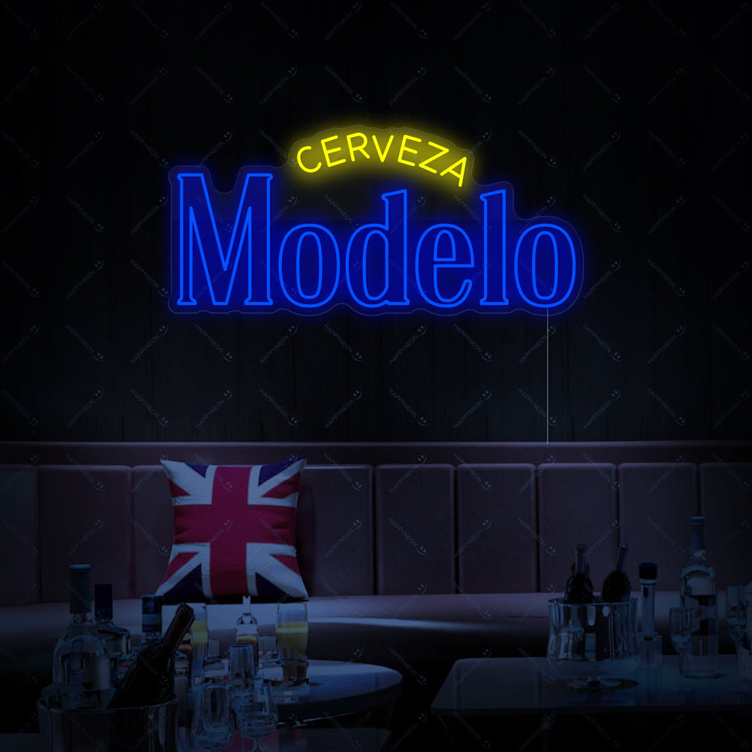 "Cerveza Modelo" Neonkyltti