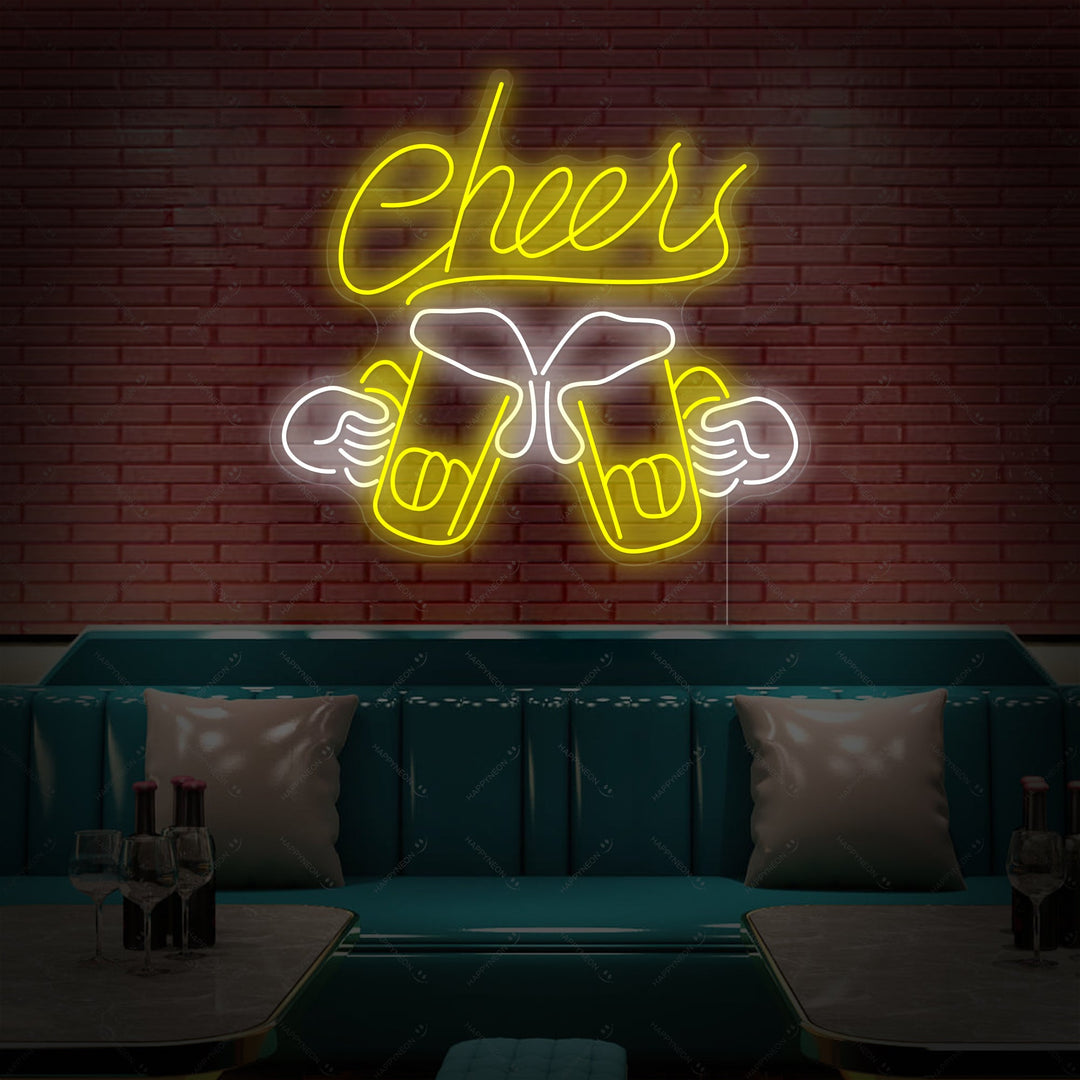 "Cheers" Neonkyltti