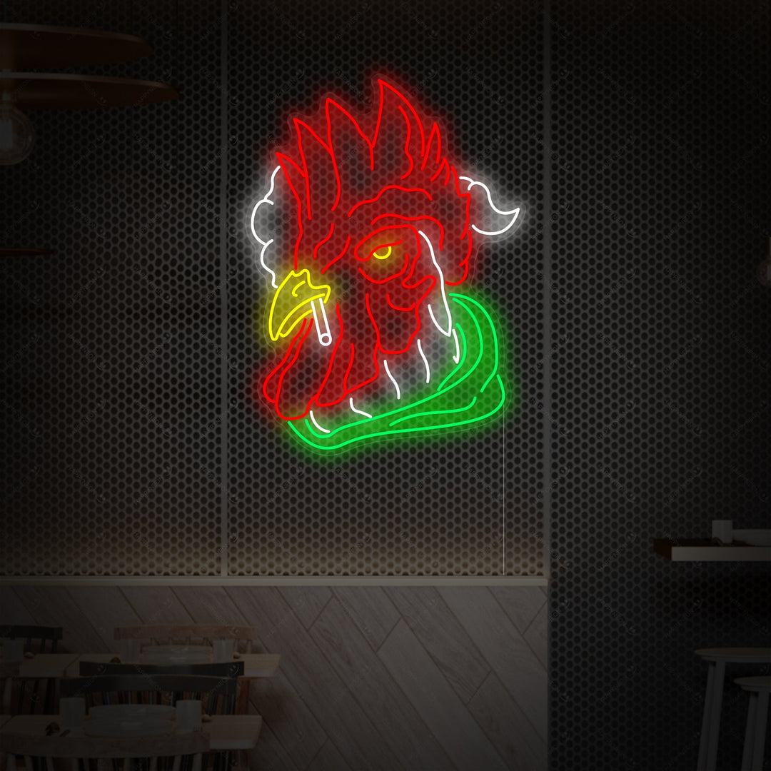 "Chicken Smoking" Neonkyltti