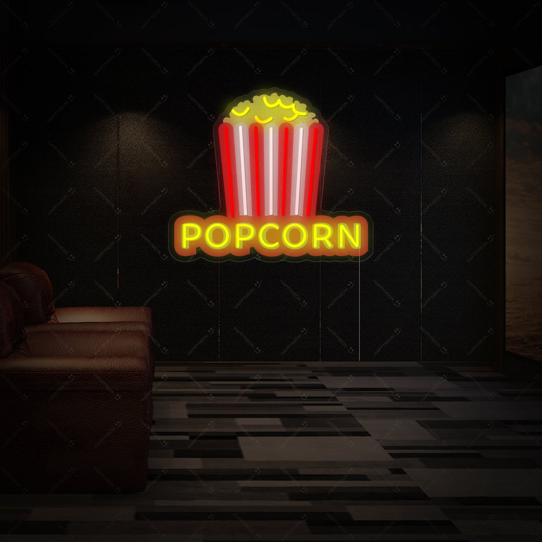 "popcorn" Neonkyltti