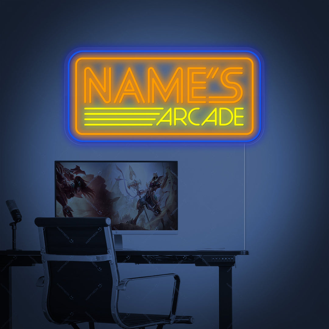 "Custom Arcade" Neonkyltti