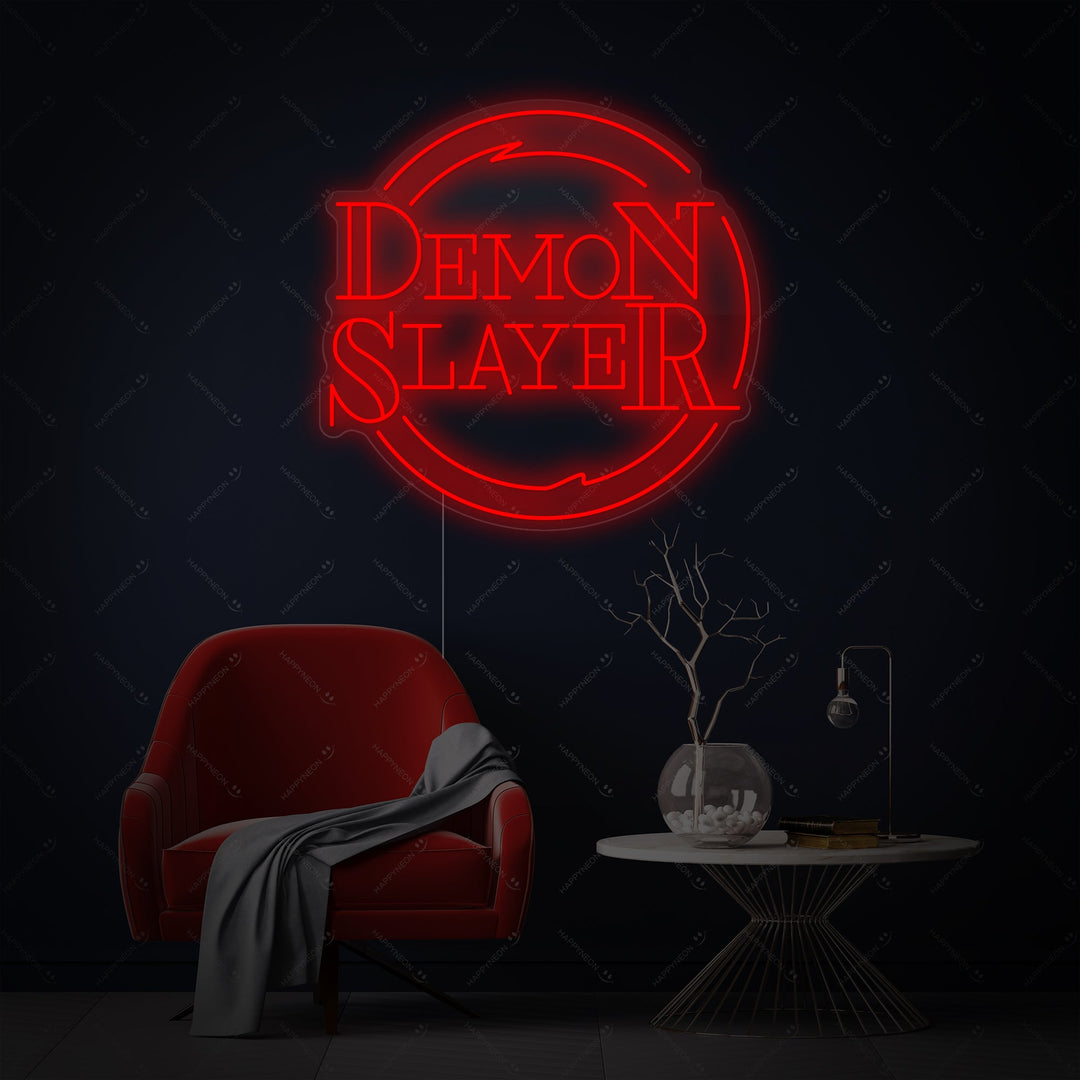 "Demon Slayer" Neonkyltti