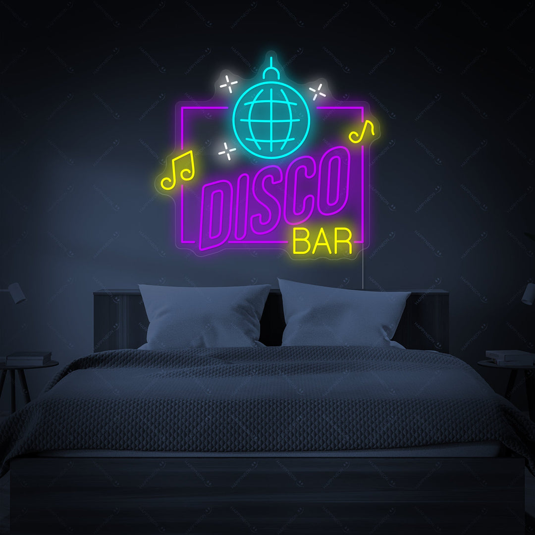 "Disco Bar" Neonkyltti