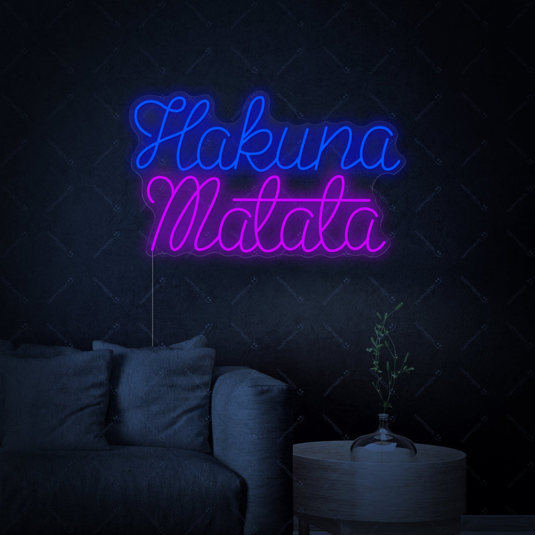 "Hakuna Matata" Neonkyltti
