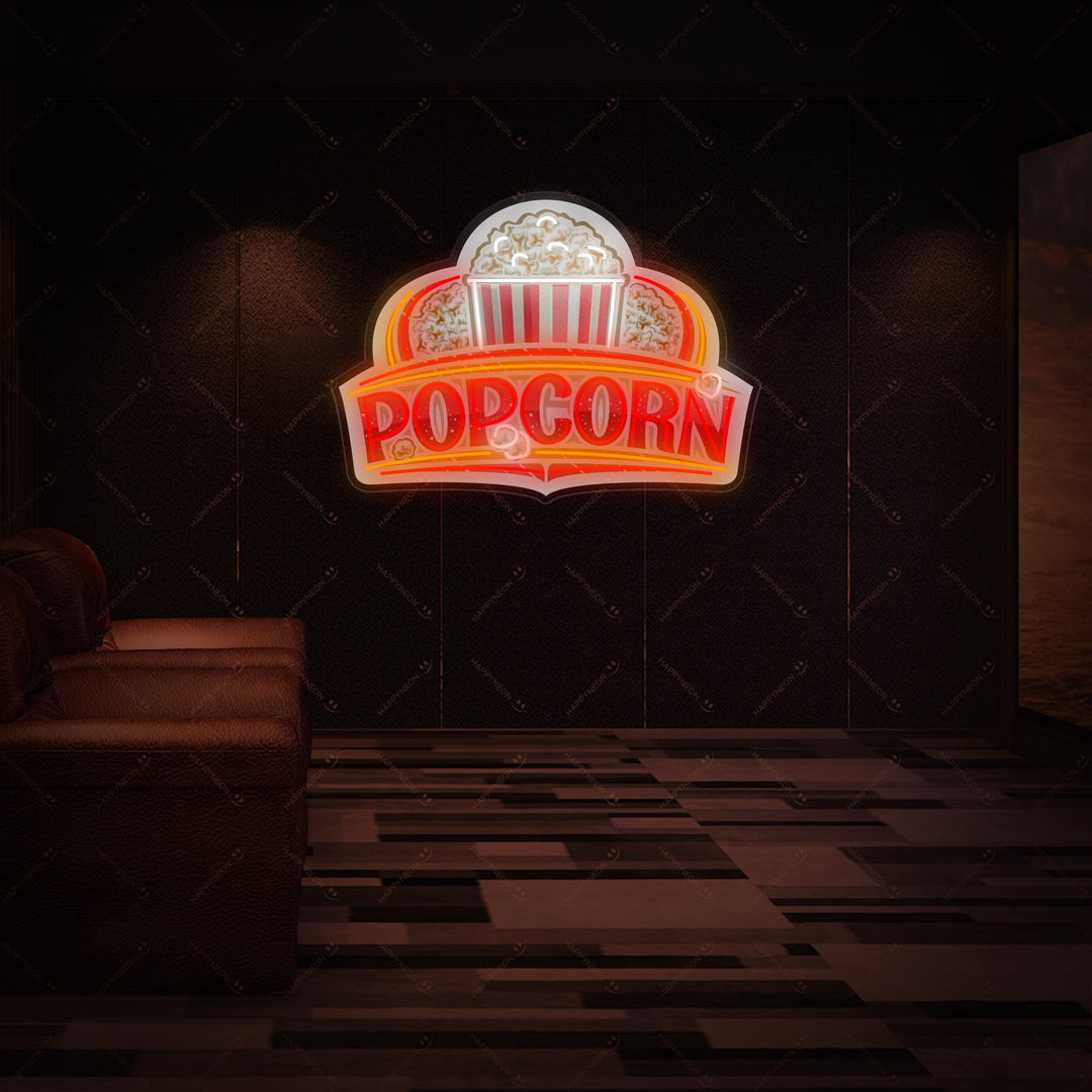 "popcorn" Neonkyltti