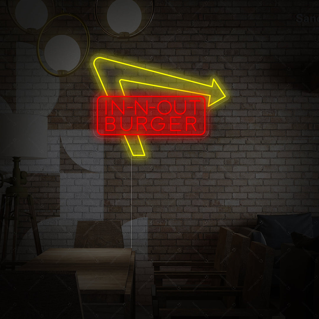 "In-N-Out Burger" Neonkyltti
