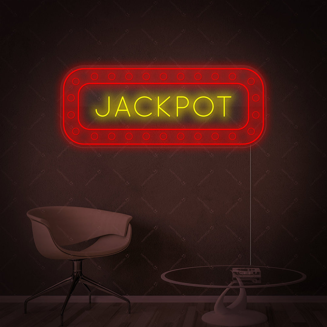 "Jackpot" Neonkyltti