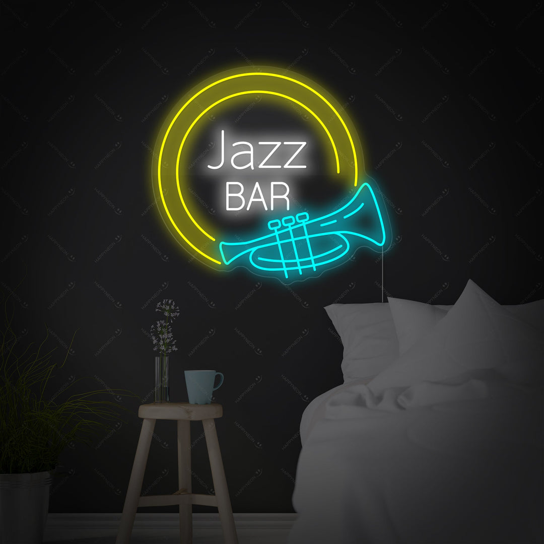 "Jazz Bar" Neonkyltti