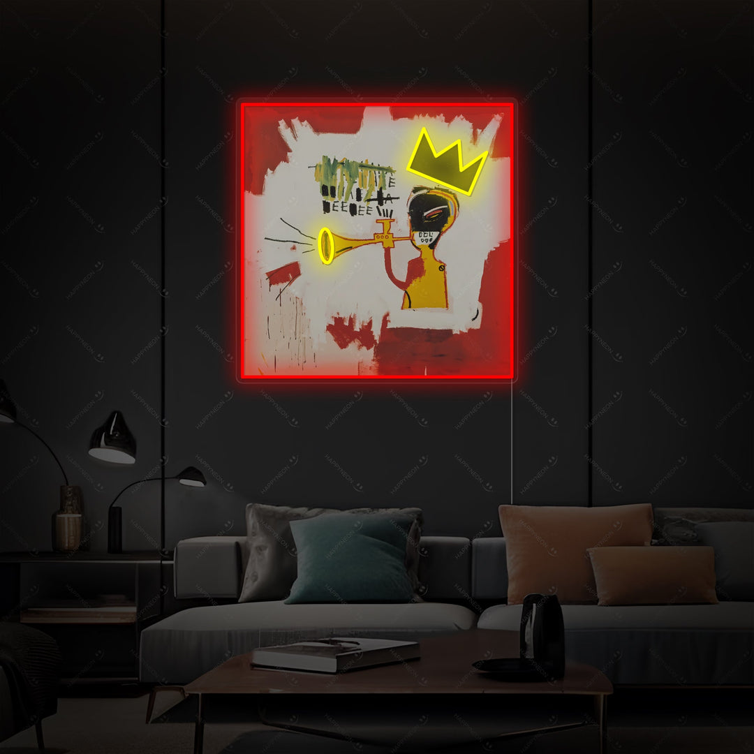 "Jean Trumpet" Neonkyltti