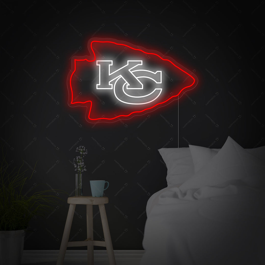 "KC Chiefs" Neonkyltti