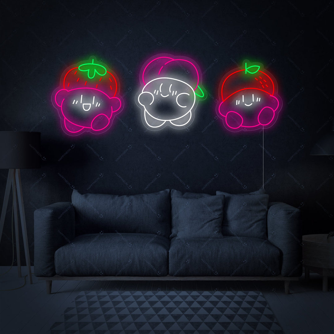 "Kirby" Neonkyltti