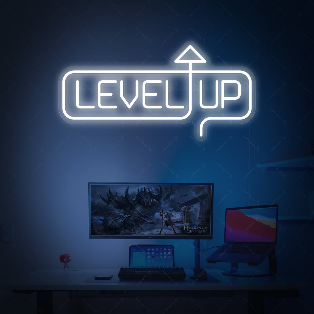 "Level Up" Neonkyltti