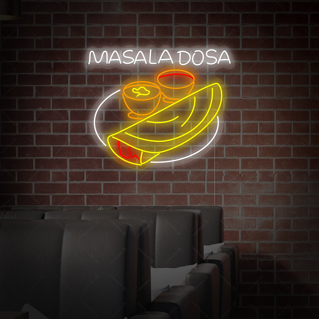 "Masala Dosa" Neonkyltti