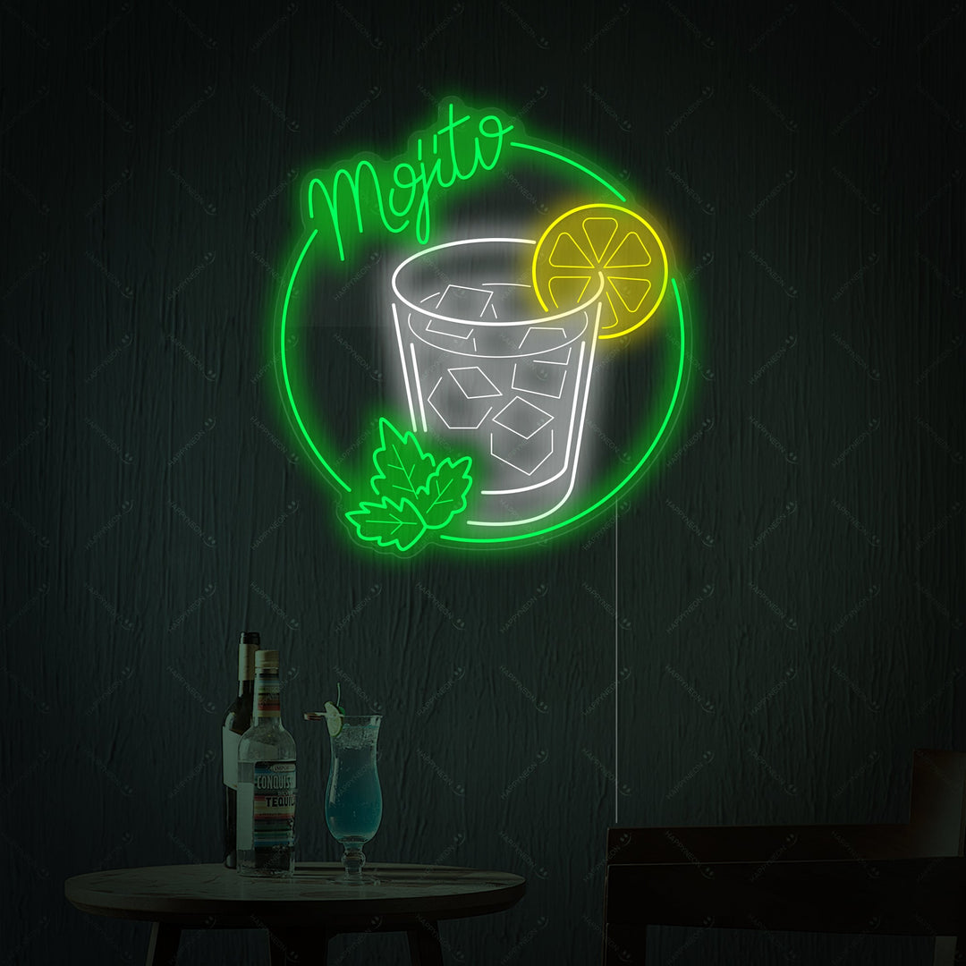"Mojito" Neonkyltti