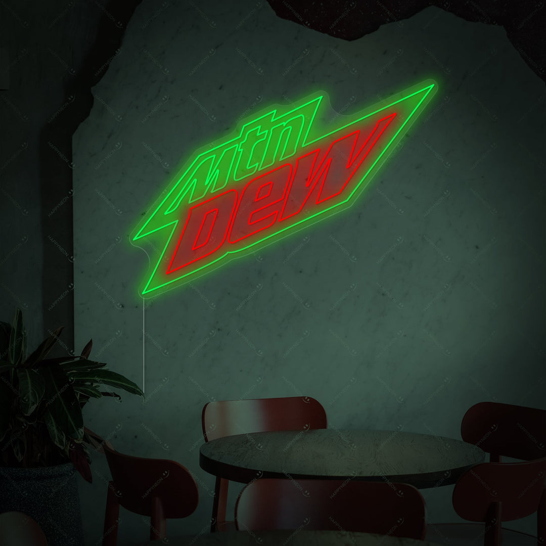 "Mountain Dew" Neonkyltti