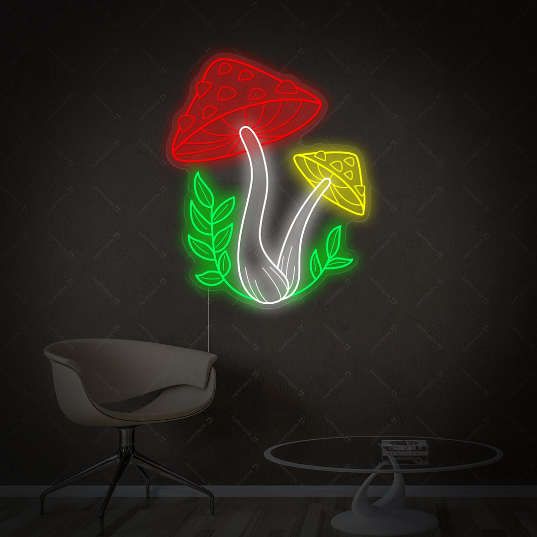 "Sieni" Neonkyltti