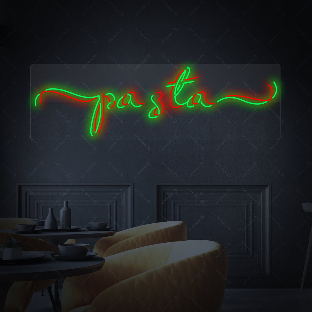 "Pasta" Neonkyltti