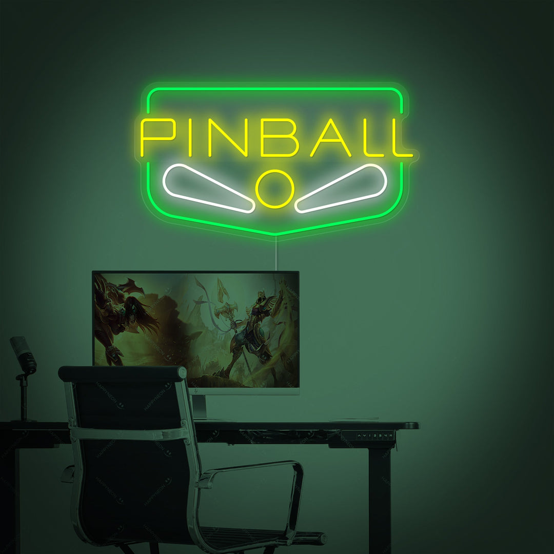 "Pinball" Neonkyltti