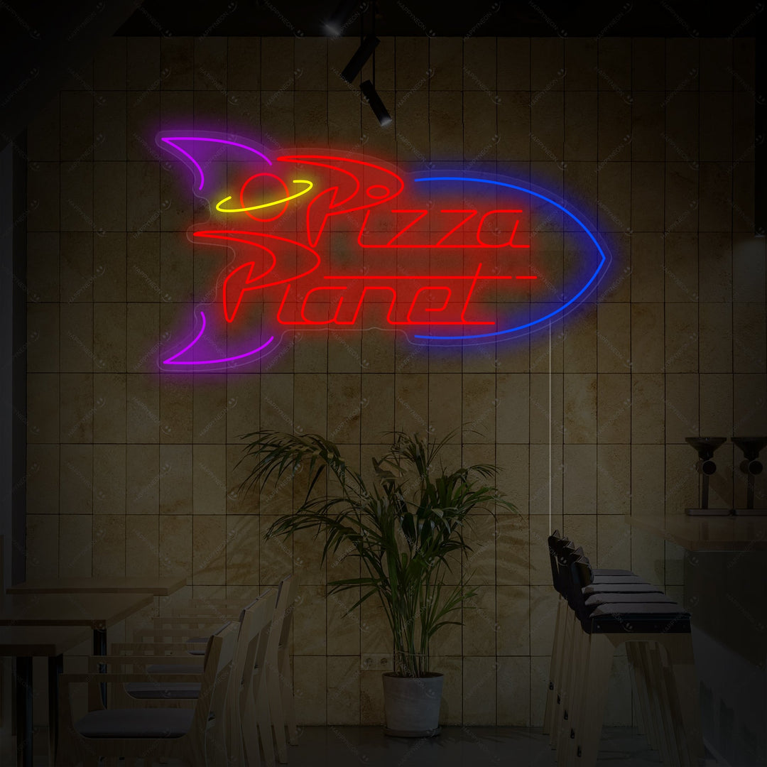 "Pizza Planet" Neonkyltti