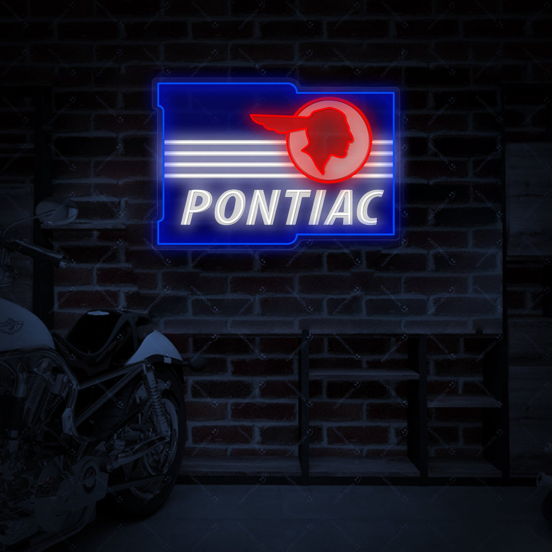 "Ponti-Car" Neonkyltti