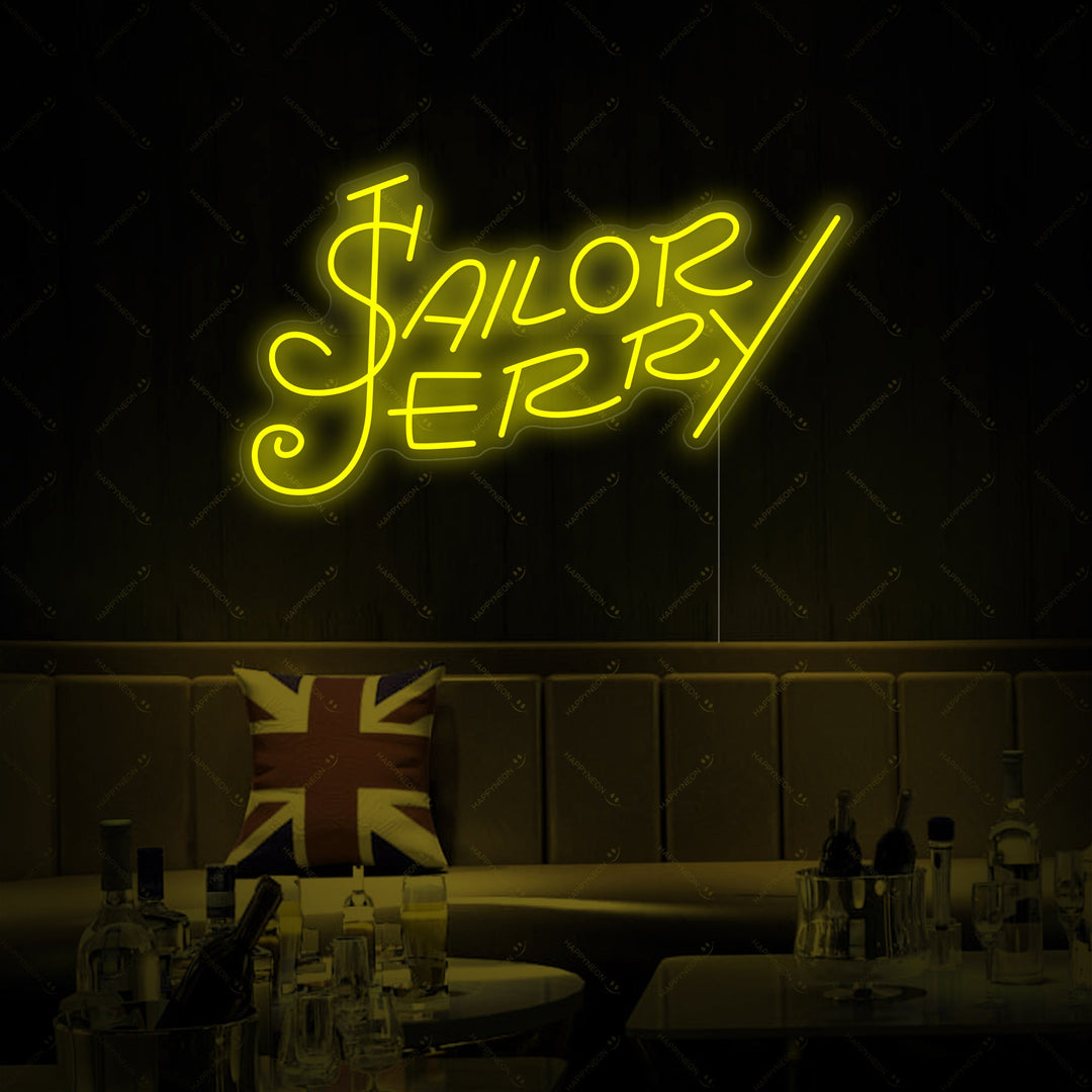 "Sailor Jerry Rum" Neonkyltti