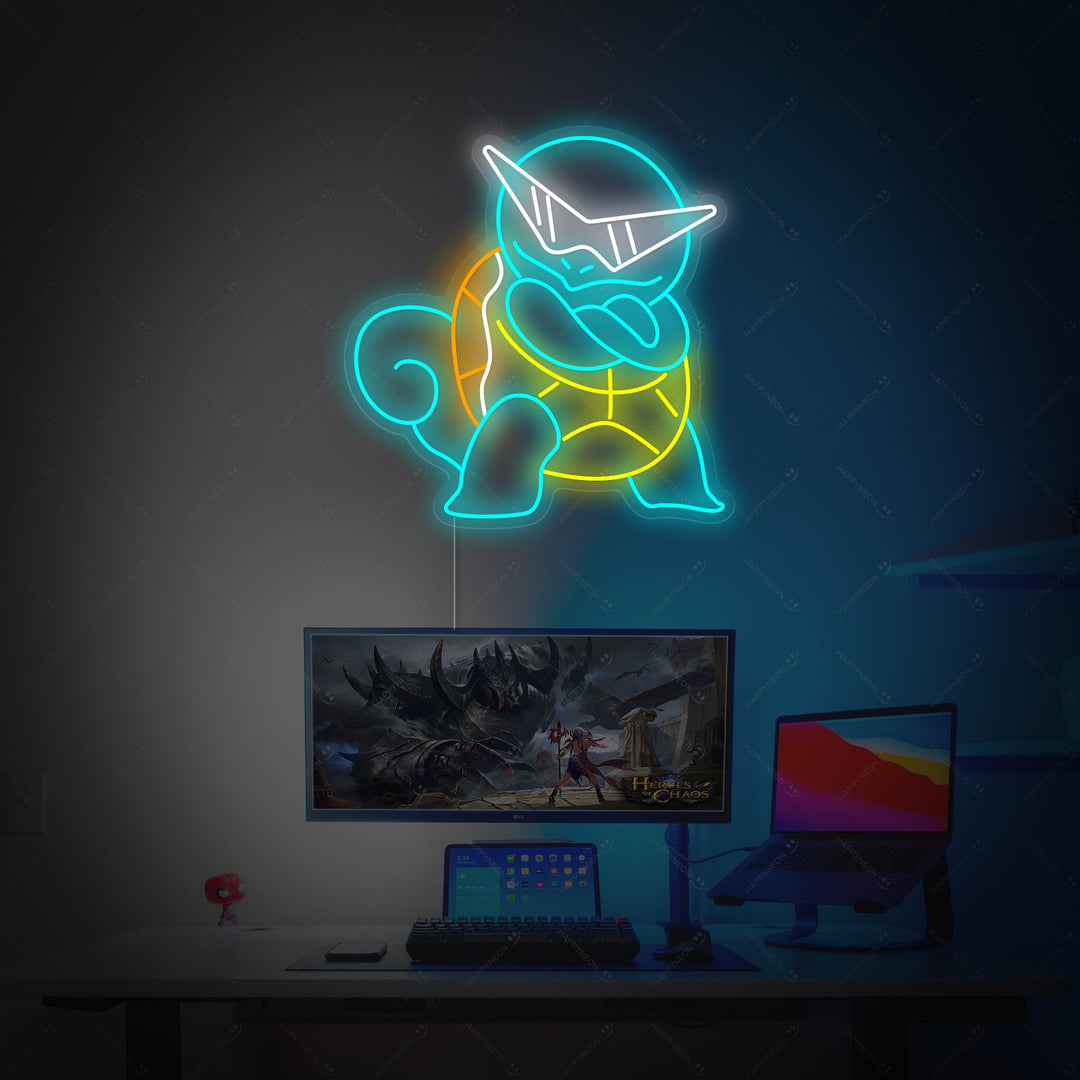 "Squirtle" Neonkyltti