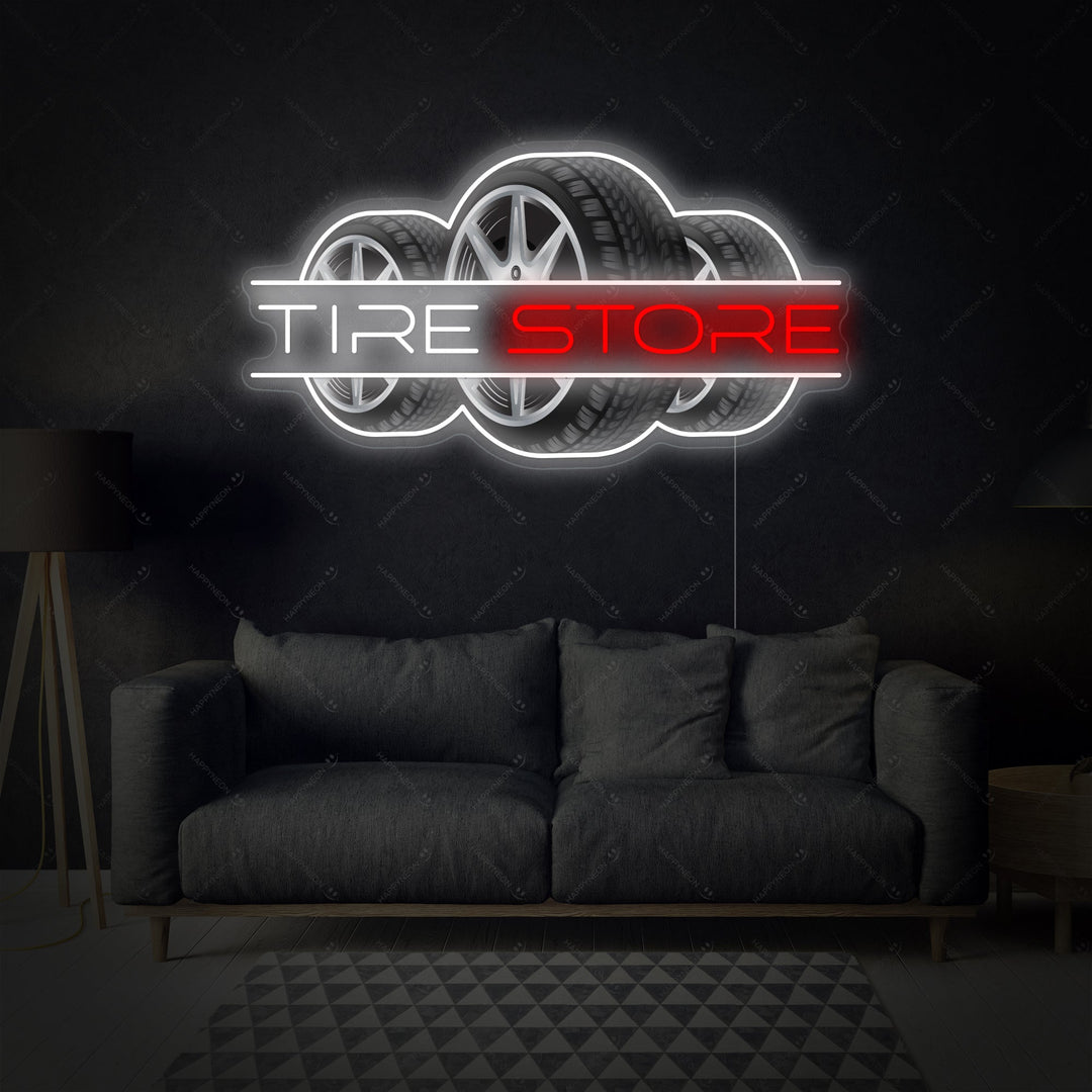 "Tire Store" Neonkyltti