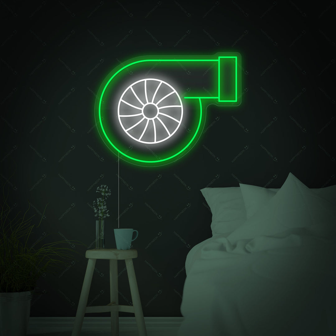 "Turbo" Neonkyltti