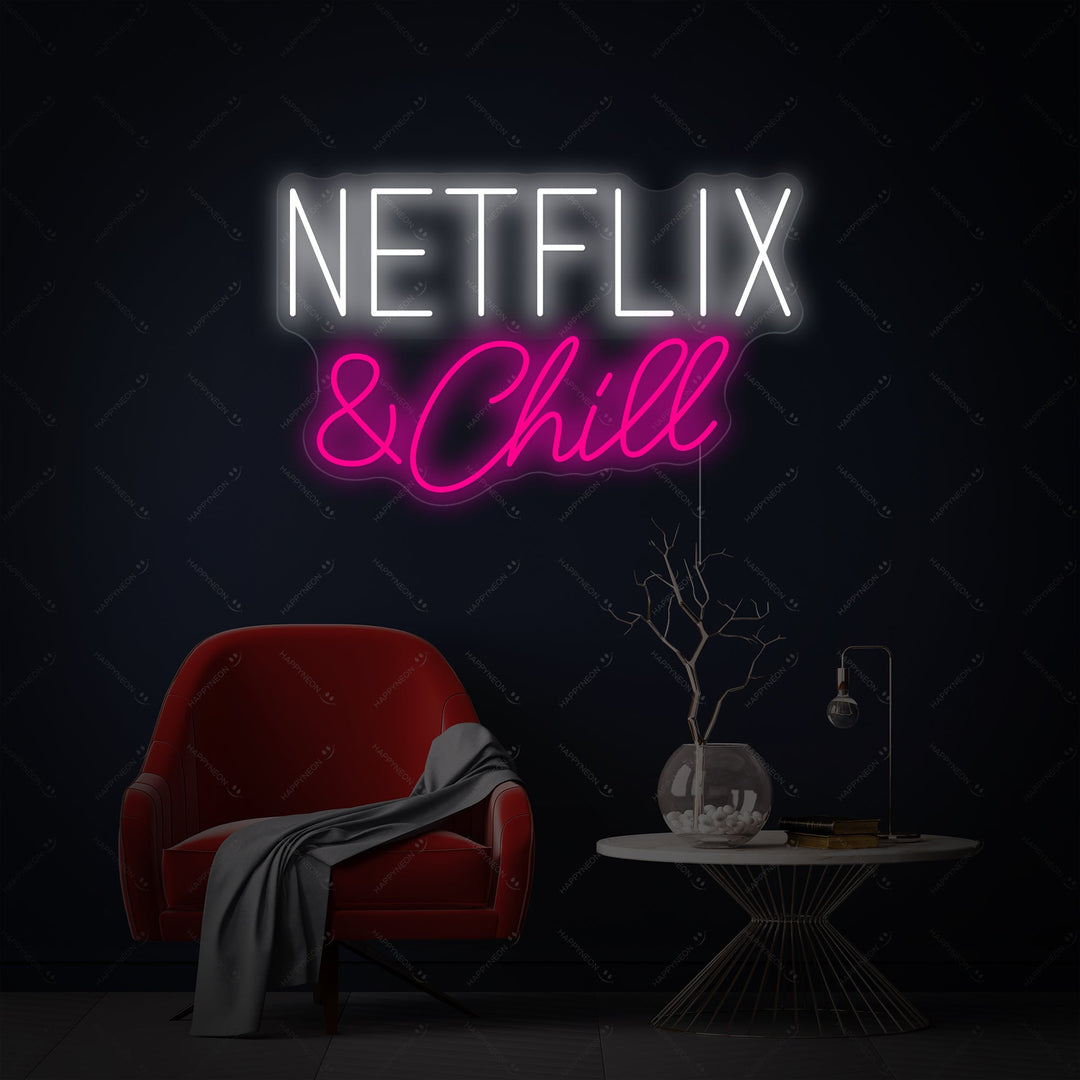 "TV Show & Chill" Neonkyltti