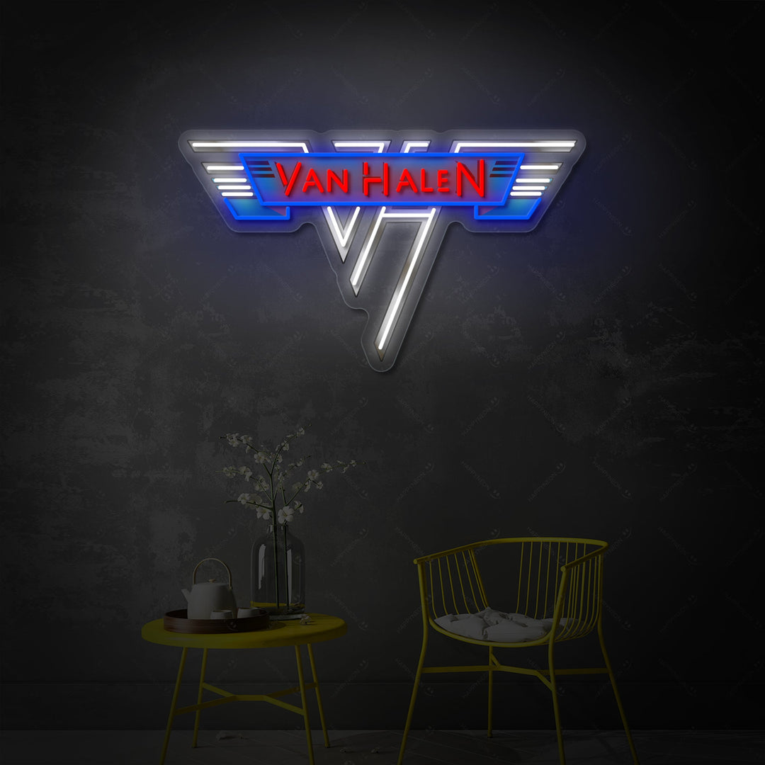"Van Halen" Neonkyltti