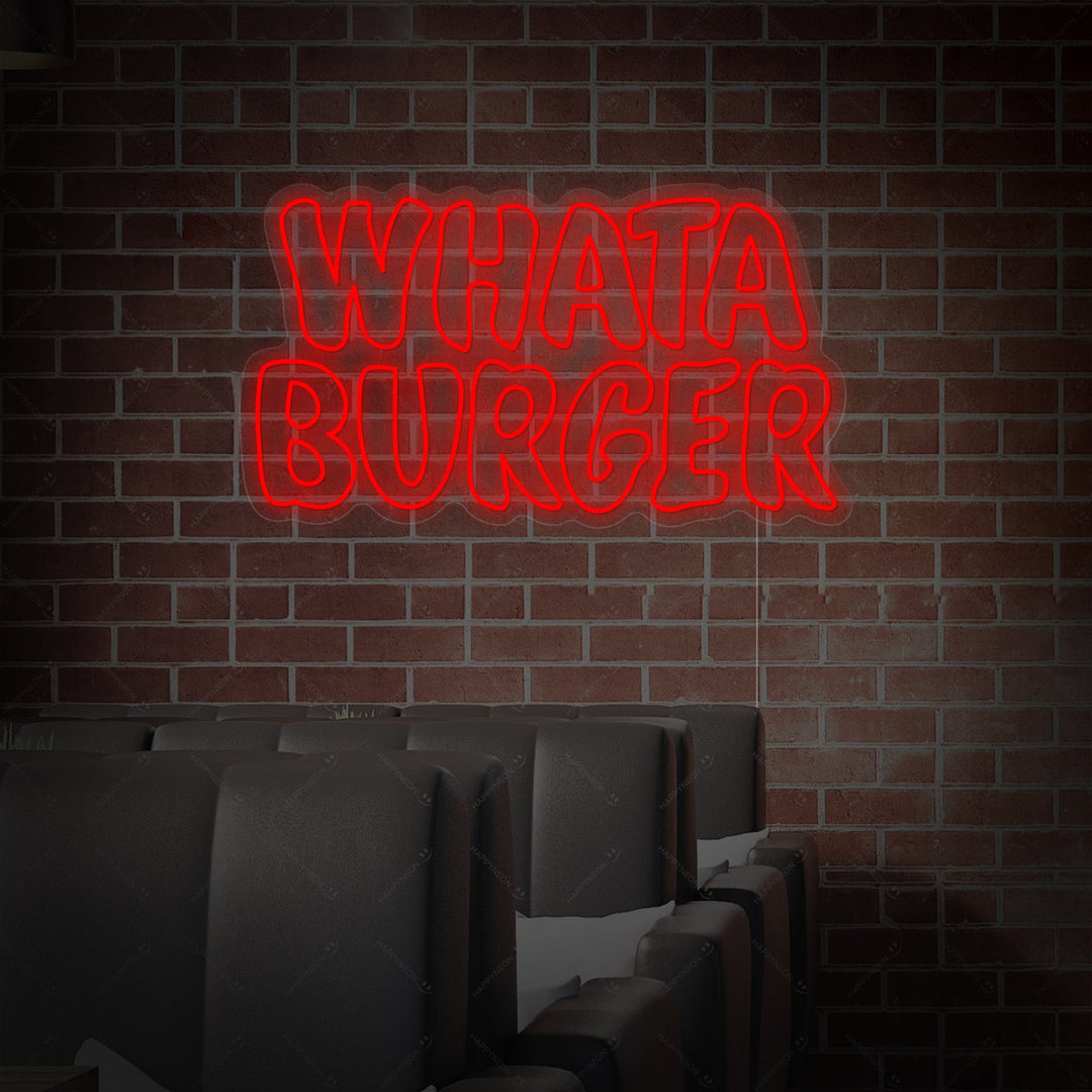 "Whataburger" Neonkyltti