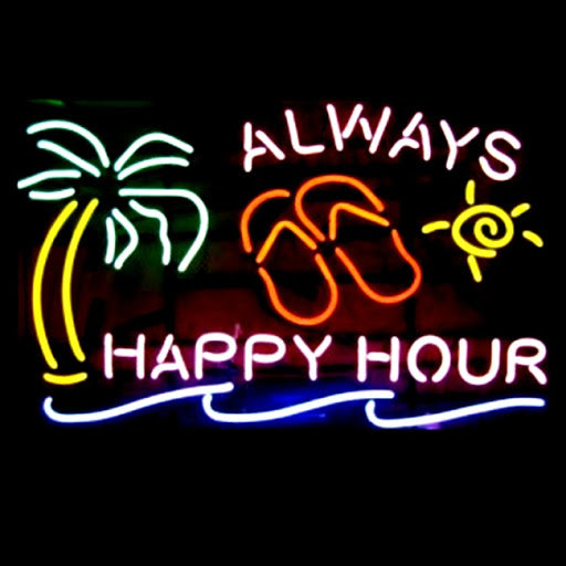 "Always Happy Hour" Neonkyltti