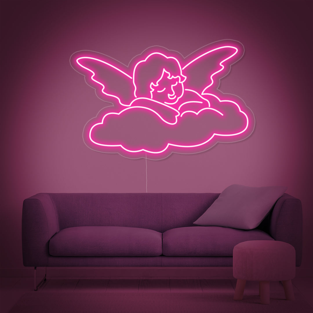 "Enkelilapsi" Neonkyltti