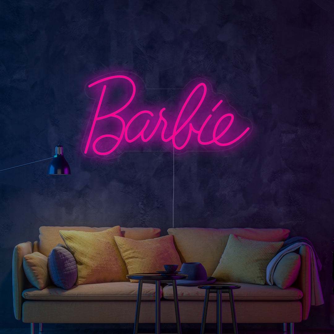 "BARBIE" Neonkyltti