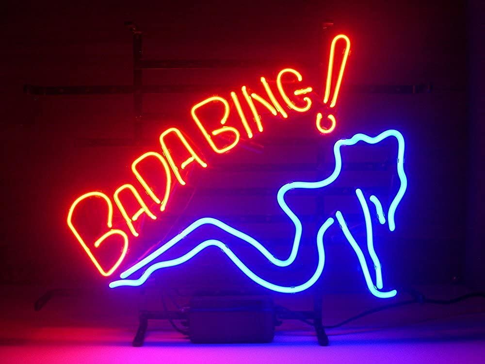 "Bada Bing" Neonkyltti